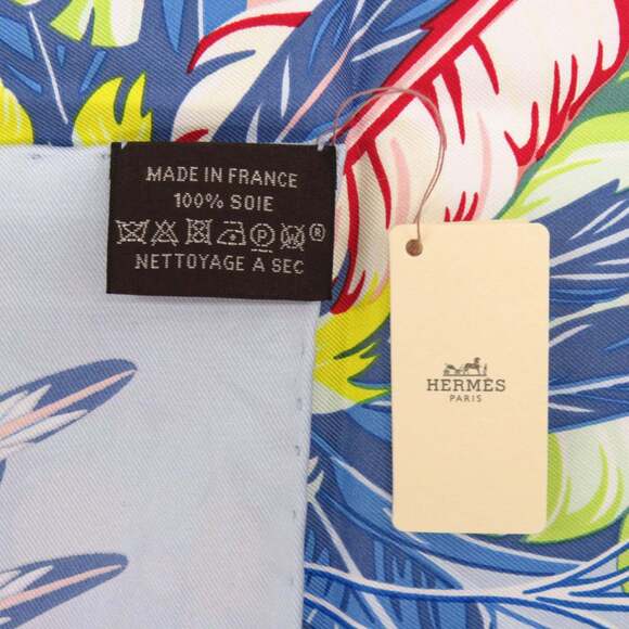 HERMES Pink Silk Scarf - Picture 5 of 5